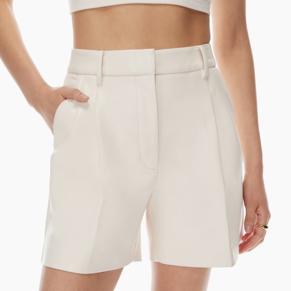 Wilfred Effortless faux leather shorts